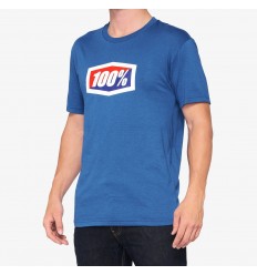 Camiseta 100% Official T-Shirt Azul