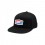 Gorra 100% Official J-Fit Flexfit Negro