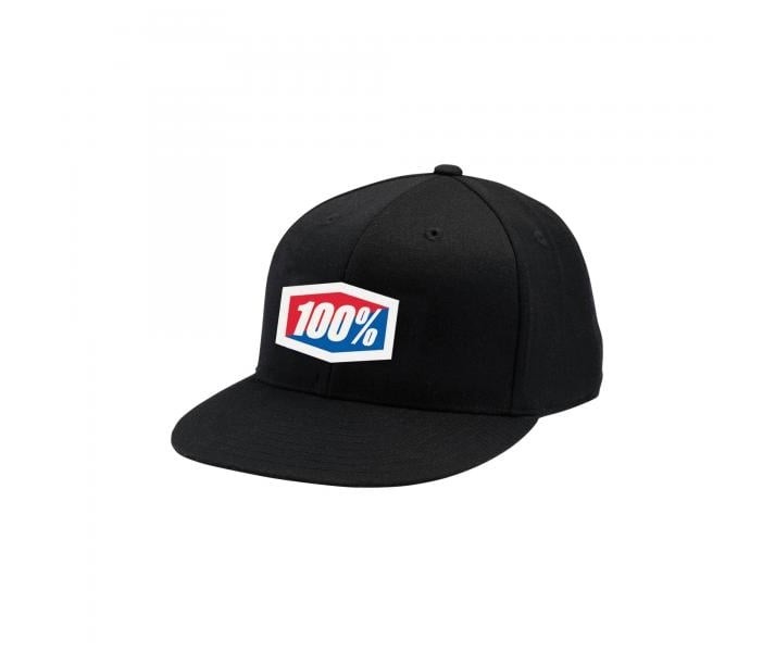 Gorra 100% Official J-Fit Flexfit Negro