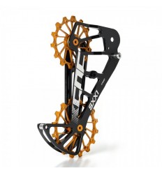 Pata de cambio KCNC con rulinas 14+16D Sram Eagle MTB 12v oro