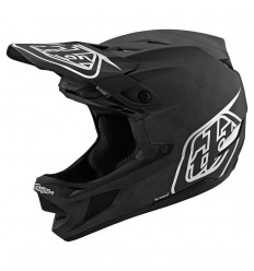 Casco Troy Lee D4 CARBON Negro / Plata