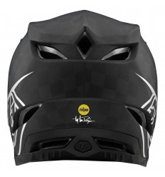 Casco Troy Lee D4 CARBON Negro / Plata