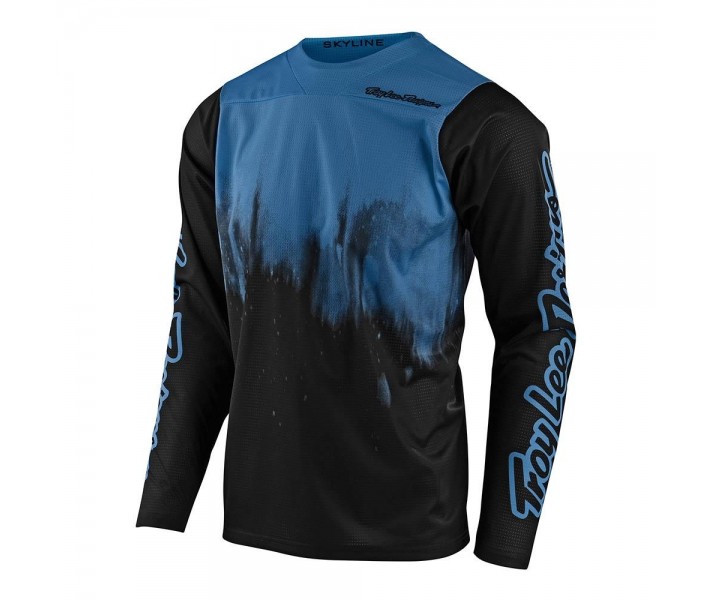 Camiseta Troy Lee SKYLINE LS Azul / Negro