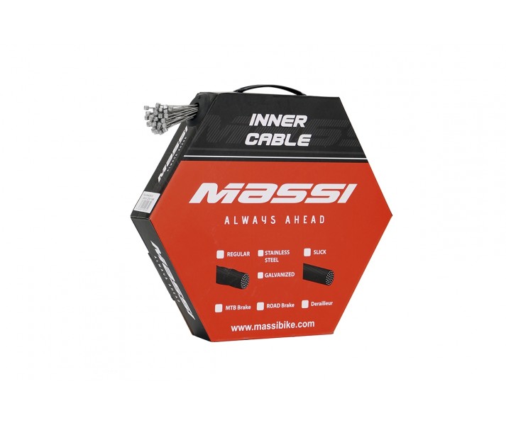 Cables de freno de MTB Massi 1.5X1700mm Inox. (50uds)