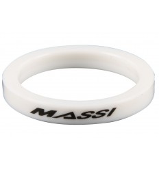 Separador de dirección Massi 1-1/8' nylon blanco 5mm (4uds)