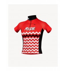 Maillot Eltin Niño Ride Rojo/Blanco