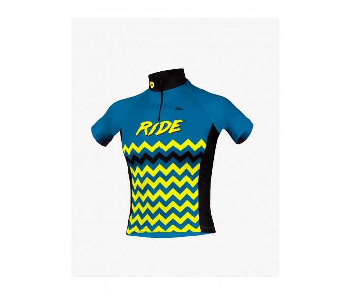 Maillot Eltin Niño Ride Azul/Amarillo Fluor