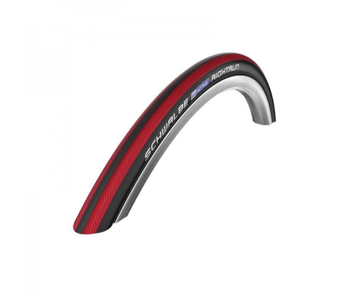 Cubierta Schwalbe RightRun 24x1.00 HS387 K-Guard Liteskin Rígida Negro / Rojo