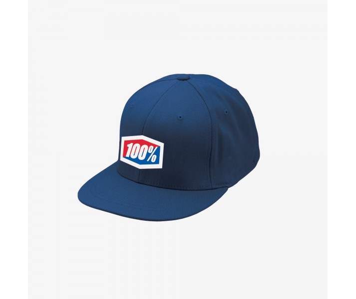 Gorra 100% Official J-Fit Flexfit Navy