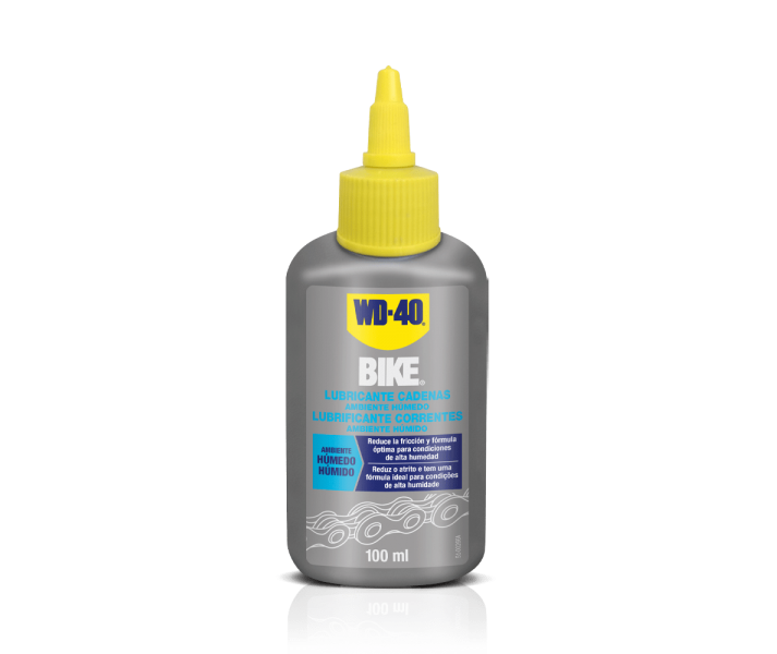 Lubricante de Cadenas de Bicicleta para Ambiente Húmedo- Gotero 100ml WD-40