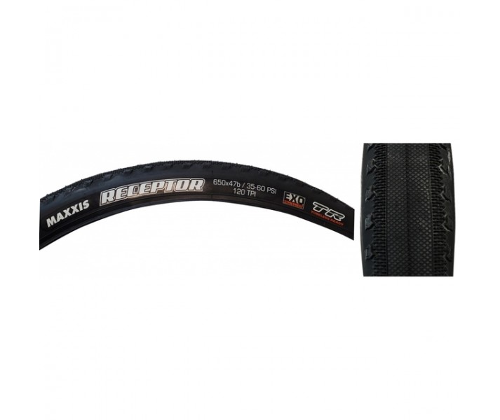 Cubierta Maxxis Receptor 650x47B 120TPI Plegable EXO/TR