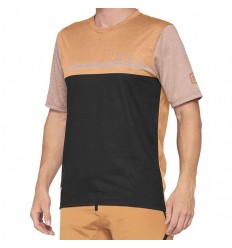 Maillot 100% Airmatic Caramel / Negro