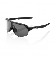 Gafas de sol 100% S2 Soft Tact Negro- Lentes Humo |61003-103-02|