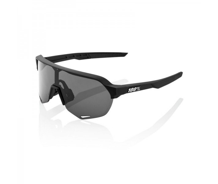 Gafas de sol 100% S2 Soft Tact Negro- Lentes Humo |61003-103-02|