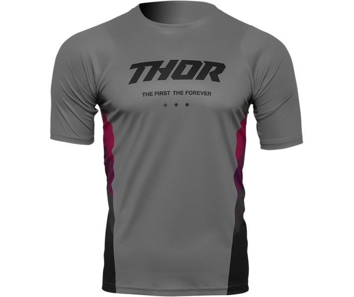 Camiseta Thor Assist React Gris Purpura |51200174|