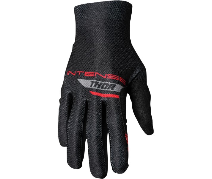 Guantes Thor Intense Team Negro Rojo  |33600038|