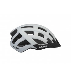 Casco Lazer Compact DLX Blanco Mate + Net + Led