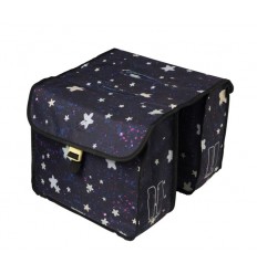 Alforjas Basil Stardust Nightshade Impermeable Azul Orcuro 20 L Cierre Click