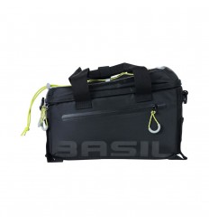 Alforja Basil Miles Trunkbag Reflect.Negro Impermeab.7L Cierre Cremall.