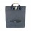 Alforja Basil Urban Dry Shopper Reflectante Gris Osc. Imperm. 25L Cierre Ajust.