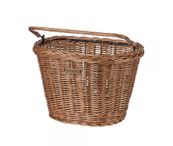 Cesto Delantero Basil Basimply Wicker Mimbre Marron (39X29X29 Cm)