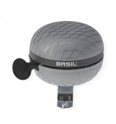 Timbre Basil Ding-Dong Metalico 60 Mm Plata/Negro