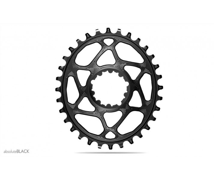 Plato Absolute Black Sram DM Boost 148 Oval 3mm Offset For Shimano HG+ 12SPD