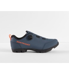 Zapatillas Bontrager Evoke Azul Battleship/Naranja Radioactivo