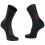 Calcetines Altos Northwave Fast Winter Negro/Rojo