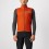 Chaleco Castelli Squadra Stretch Rojo Fiery/Gris Oscuro