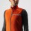 Chaleco Castelli Squadra Stretch Rojo Fiery/Gris Oscuro