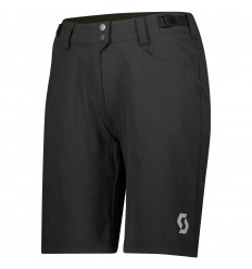 Culotte Corto Scott Ws Trail Flow W/Pad Mujer Negro