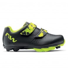 Zapatillas Northwave Origin Junior Negro-Amarillo fluor Mtb