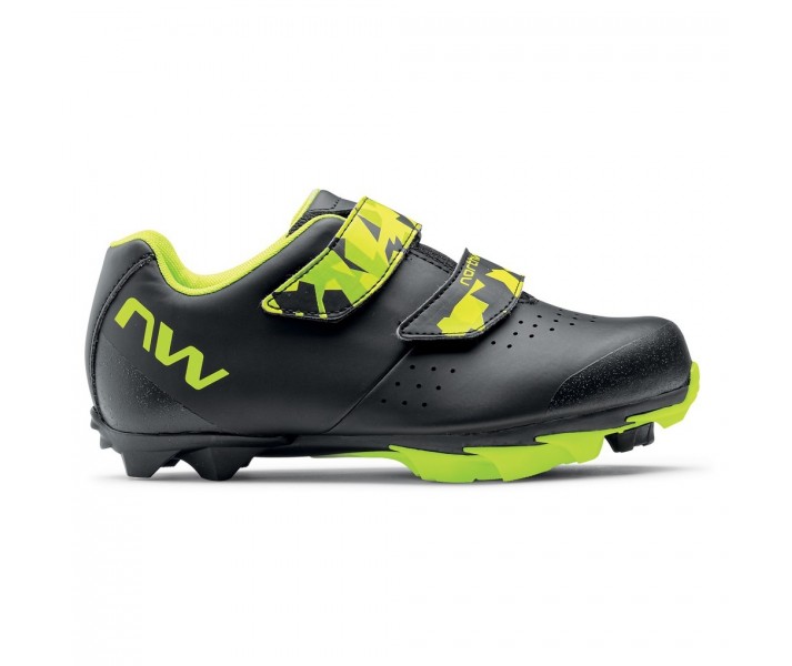 Zapatillas Northwave Origin Junior Negro-Amarillo fluor Mtb