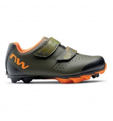 Zapatillas Northwave Origin Junior Forest-Naranja Mtb