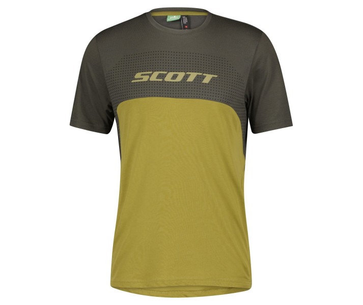 Maillot Scott MS Trail Flow Dri Gris/Verde