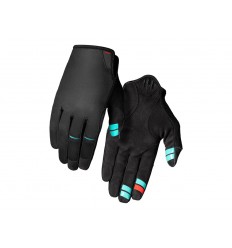 Guantes Largos Giro DND Negro/Turquesa