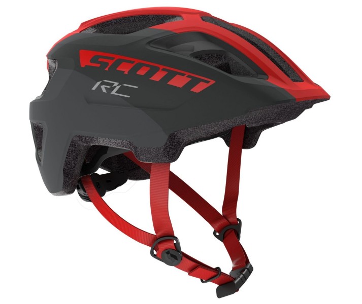 Casco Scott Spunto Junior Grey/Red Rc