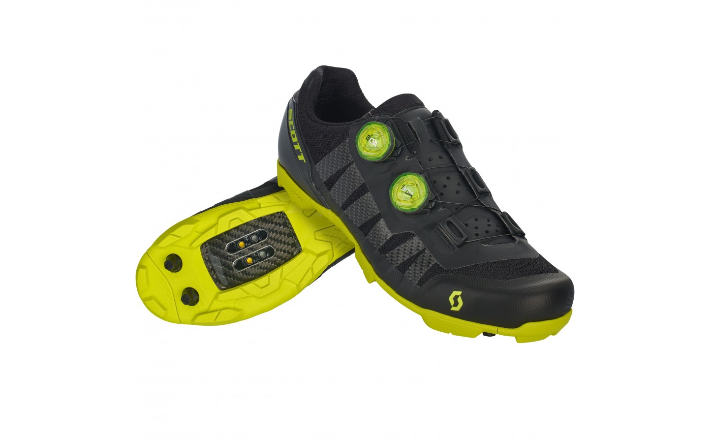 RC MTB NEGRO MATE AMARILLO ZAPATILLAS SCOTT 2812055889