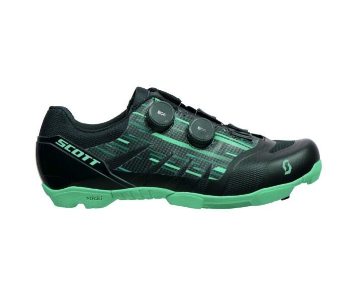 Zapatillas Scott MTB RC SL Supersonic Edition Negro/Verde Eléctrico