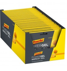 Caja  24 unidades Gominolas Powerbar PowerGel Shots Sabor Naranja