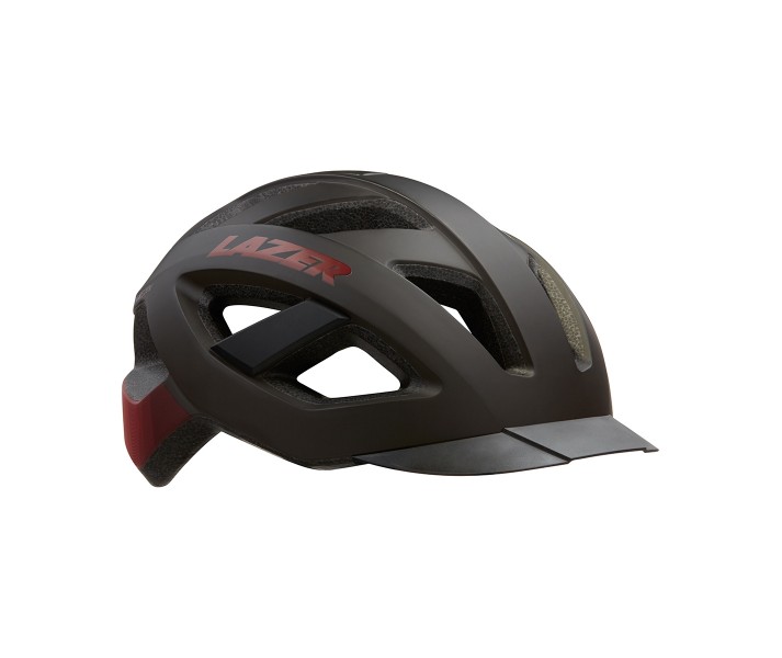 Casco Lazer Cameleon Negro/Rojo Mate