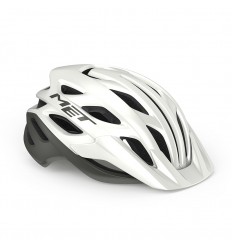 Casco Met Veleno Blanco/Gris Mate.