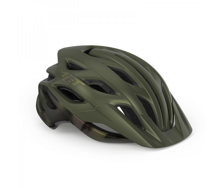 Casco Met Veleno Mips Verde Iridiscente Mate