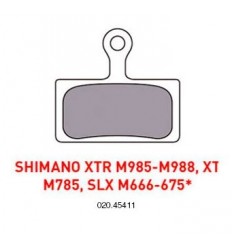 Pastillas Freno OnOff Cooler Shimano XTR/XT/SLX Orgánicas