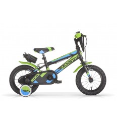 Bicicleta Infantil MBM Rockstar 12' Negro-Verde