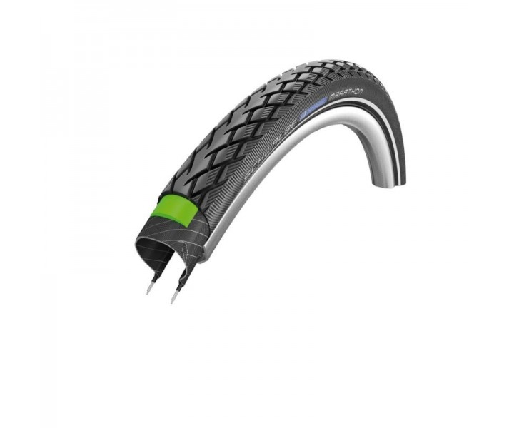 Cubierta Schwalbe Marathon 20X1.75 Greenguard Hs420 Twinskin Perf. Line Endurance Rigida Neg. 47-406