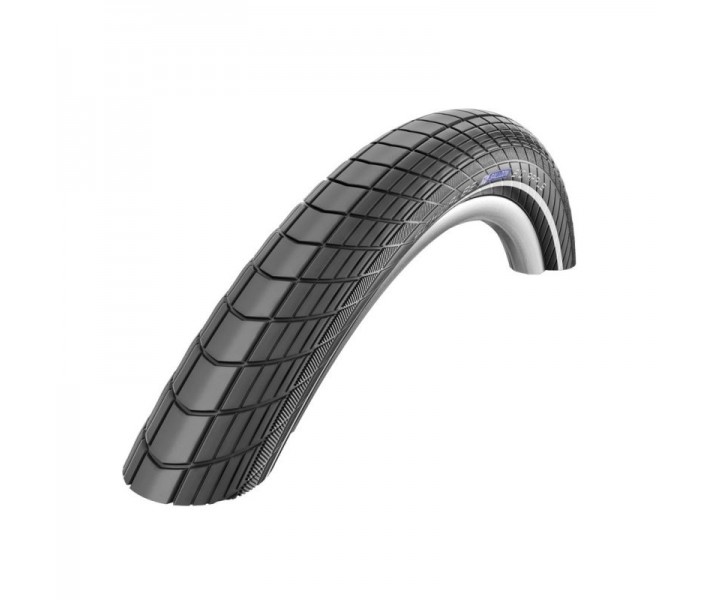 Cubierta Schwalbe Big Apple 14X2.00 K-Guard Hs430 Liteskin Rigida Negro Con Reflectante 50-254