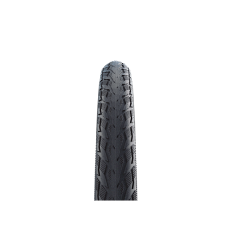 Cubierta Schwalbe Delta Cruiser 24X1 3/8 Junior K-Guard Hs392 Rigida Negro/Blanco 37-540