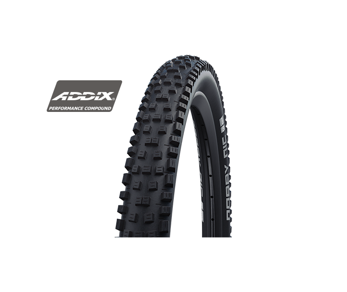 Cubierta Schwalbe Nobby Nic 26X2.25 Hs602 Perf Twinskin Tubeless Addix Plegable Negro 57-559